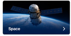 Satellite in space